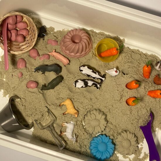 KINĒTISKĀS SMILTIS + dzīvnieki